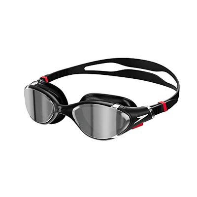 Speedo Unisex Biofuse 2.0 Mirror Simglasögon för vuxna, svart, silver, onesize