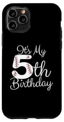 It's My 5th Birthday Baseball Player 5th Birthday Player Case for iPhone 11 Pro