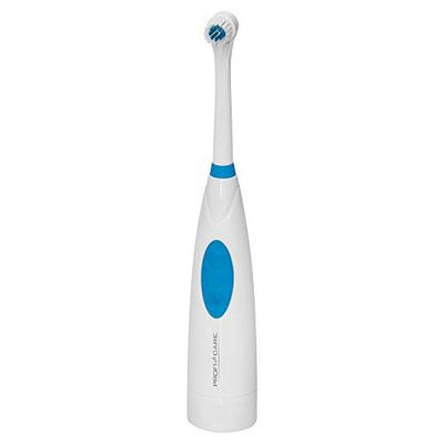 ProfiCare PC-EZ 3054 - Brosse à dents - Oscillement bidirectionnel - Interrupteur - Fonctionne avec piles - Blanc et Bleu PC-EZS3054