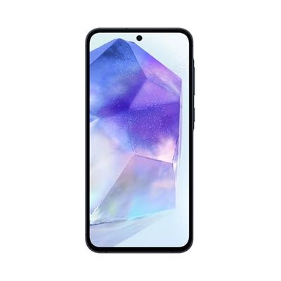 SAMSUNG Galaxy A55 5G, Clear Cover inclusa, Smartphone Android 14, Display FHD+ Super AMOLED 6.6”, 8GB RAM e 128GB di memoria interna espandibile, Batteria 5.000 mAh, Awesome Navy [Versione Italiana]