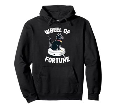 Wheel Of Fortune Robot Vacuum Cleaner Funny Cat Pullover Hoodie