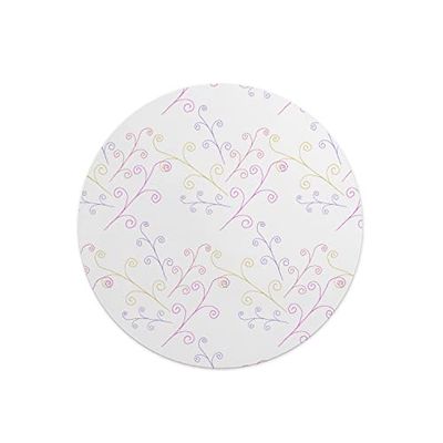 Questo Casa, Stampa Digitale Tondo Tappetino per Mouse, Base Antiscivolo, per Ufficio e Casa, Diametro: 22 Cm