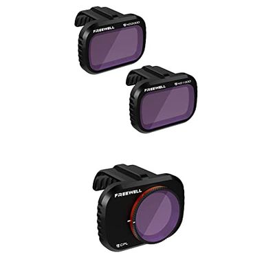 Freewell Esposizione Lunga Fotografia ND Filtri -2Pack Compatible con Mavic Mini/Mini 2/Mini SE/Mini 2 SE & Polarizzatore Circolare Obiettivo Della Fotocamera Filtro CPL