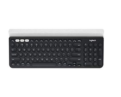 Logitech K780 Tastiera Wireless, Layout Svizzero ‎QWERTZ, Grigio