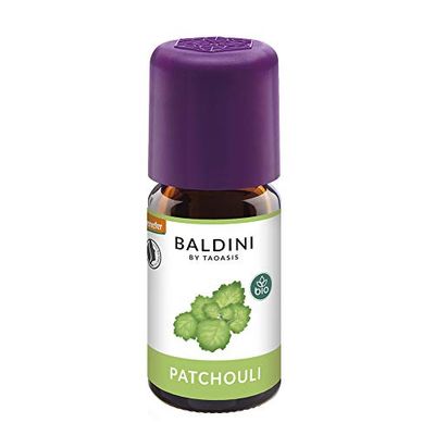 Baldini Olio essenziale biologico di patchouli, 100% naturale, 5 ml