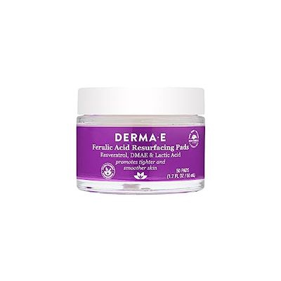 Derma-E Ferulic Acid Resurfacing Pads For Unisex 1.7 oz Pads