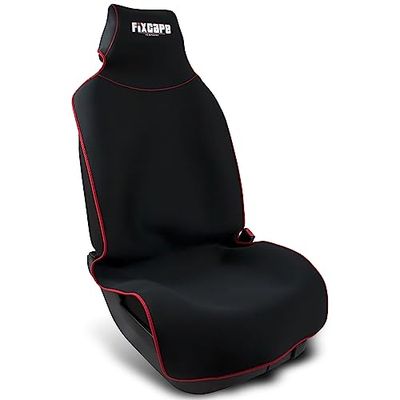 fixcape Neoprene Housse de siège Voiture étanche Universelle pour siège conducteur, Couverture siège Auto Universel imperméable pour siège Avant