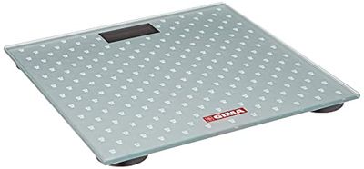 GIMA 27249 Digitale glazen weegschaal, grijs, 300 mm L x 300 mm B x 19 mm H, grijs