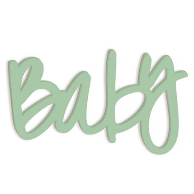 Declea Träskrivning för barn barn baby hängande trä väggdekoration för barnkammare komplement till träinredning, design