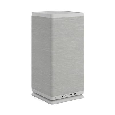 Fractal Design Mood Light Gray PC Case - Sleek Fabric Design, 180mm Top Fan, Conceals 325mm Graphics Card, m-ITX Motherboard Compatible, Easy Access Build, Efficient Cooling
