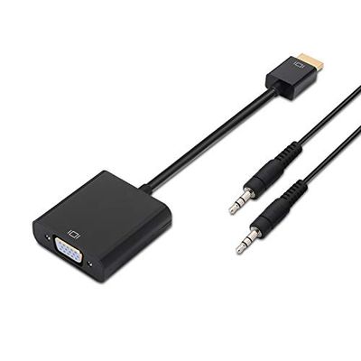 Aisens A122-0126 Adaptador HDMI a SVGA con Audio Macho/Hembra