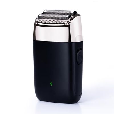 Status Nantes Rechargeable 2 Foil Shaver for Men | Stainless Steel Blades | Smooth & Precise Shave | USB Charging | Cordless | Power Indicator | Black (NANTES1PKB6)