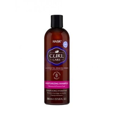 HASK Curl Care Shampoo for all curl patterns, colour safe, and cruelty-free - 1 355mL Bottle