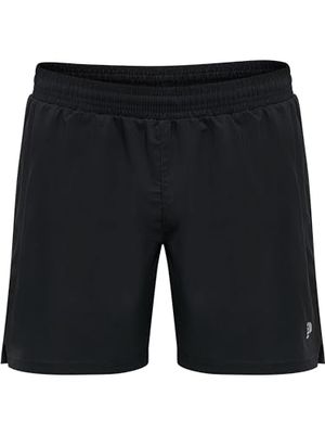 Newline Men Core Running Shorts, Pantaloncini Uomo, Nero, 2XL