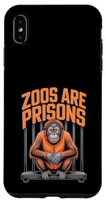 Anti Zoos Are Prisons Animal Liberation Statement Case for iPhone XS Max