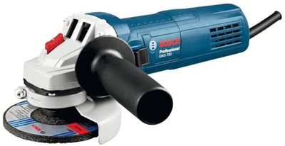 Bosch Professional GWS 750 - Moedor de ângulo (750 W, 11000 rpm, disco Ø 115 mm, 1 disco de diamante, em caixa)