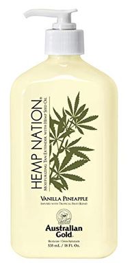 Australian Gold compatible - Hemp Nation Vanilla Pineapple Tan Extender Body Lotion 535 ml