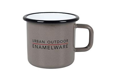 Bo-Camp - Urban Outdoor - Mok - Emaille - Taupe