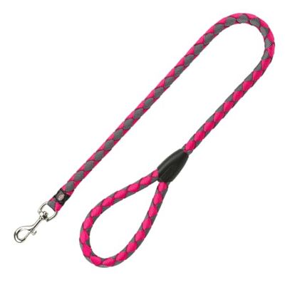 Trixie 143411 Cavo Guinzaglio S–M: 1,00 m/ø 12 mm, Fucsia/Grafite