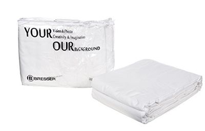 Bresser Y-9 Tecido de fundo 4 x 6 m branco