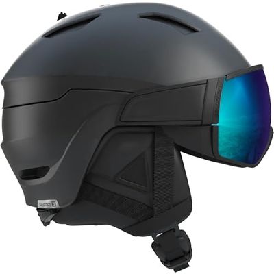 Salomon Driver S Ski Snowboard Helm Vizier Heren Zwart