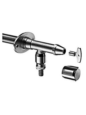 Schell außenwand Válvula Juego de Polar II, resistente a las heladas con aireador, cromo mate, 039980399