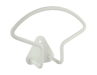 Cime Wired Hook Flat Platinum 3 Holes 88x70x3 mm L.178 mm. Width: 64 mm. Wire D.10 mm White Steel brochable Plate