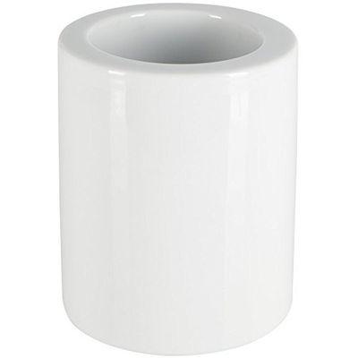 Spirella Jet-Collection Stoneware Toilet Brush Holder, 12 x 12 x 14 cm, White