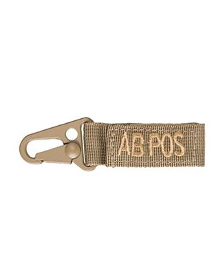 Mil-Tec Tactical Keyholder Blood AB POS 5-pack, coyote, jeden rozmiar, Kojot, One Size, haft