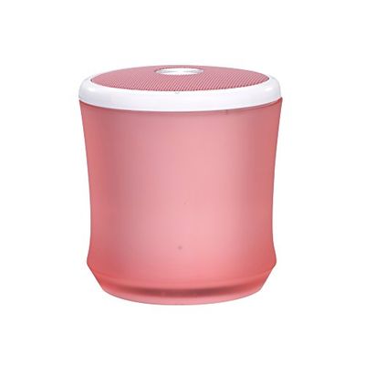 TERRATEC Concert BT Neo XS Bluetooth Speaker, Fantastic Sound, Huge Bass, Up to 4 Hours Wireless Music, AUX in, for iPhone, Samsung (Pink)