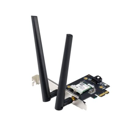 ASUS PCE-AX1800 - Carte Réseau Wi-Fi 6, Double Bande (2,4 GHz / 5GHz), 1800 Mbit/s, Adaptateur Bluetooth 5.0