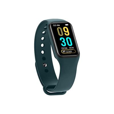 Blackview R1 Montre Connectée - Smartwatch Sport - 24 Modes d'Entraînement - Notifications Intelligentes - Moniteur Fréquence Cardiaque & Sommeil - Calendrier Menstruel - Étanche IP68 - Bracelet Vert