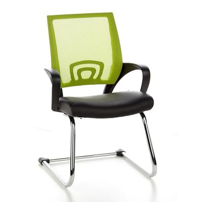 HJH Office 650400 conferentiestoel/cantilever Visto Net V zwart/groen