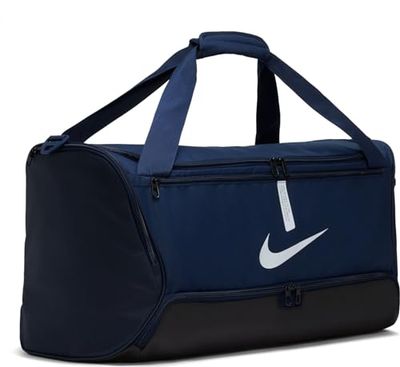 Nike Uniseks – Volwassene Voetbal Plunjezak Nk Acdmy Team M Duff, Midnight Navy/Middernachtmarine/Zwart/Wit, CU8090-410, MISC