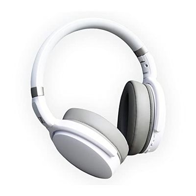 Sennheiser HD 350BT Bluetooth 5.0 draadloze hoofdtelefoon - 30 uur batterijduur, USB-C snel opladen, virtuele assistent-knop, opvouwbaar - wit (HD 350BT wit)