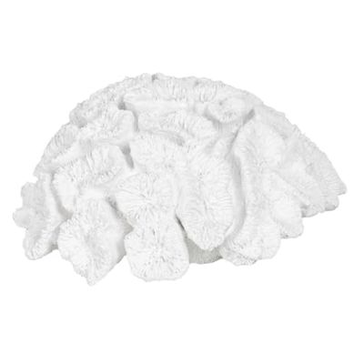 BigBuy Home Figura Decorativa Bianco Corallo 23 x 22 x 11 cm