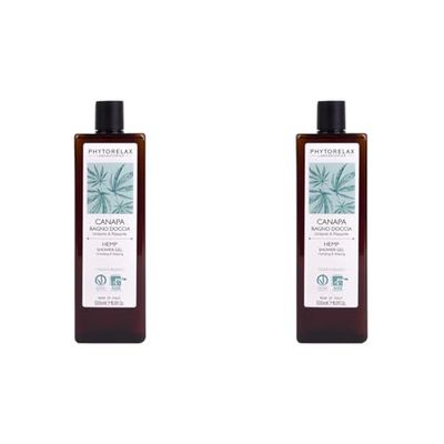 Phytorelax Canapa Bagno Doccia Idratante e Rilassante (Confezione da 2)