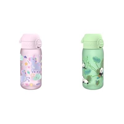ion8 Botella de Agua para Niños, 350ml, a Prueba de Fugas, Fácil de Abrir, Cerradura Segura & Botella de Agua para Niños, 350ml, a Prueba de Fugas, Fácil de Abrir, Cerradura Segura