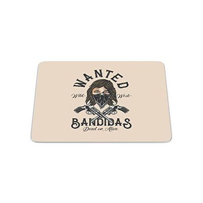Bonamaison, Digital Print Rectangle Mouse Mat Non-slip Base for Office and Home, Size: 22x18cm