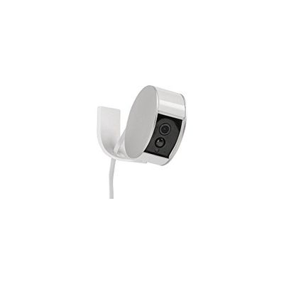 Somfy 2401496 Soporte para Indoor Camera, Cámara vigilancia wifi, Fácil de instalar en muros, Gran angulo de visión, Gris Plateado