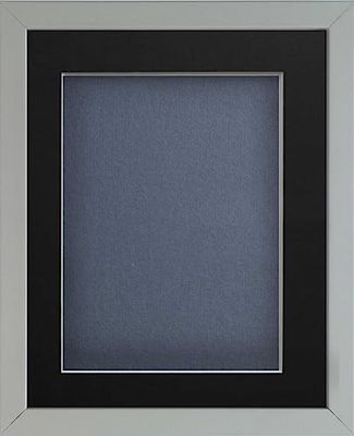 Frame Company Radcliffe Grey 8x6 with Dark Blue BB and Black Mount for 6x4
