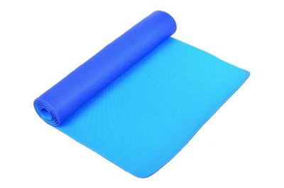 FA Sports Yogiplus dubbelskikt yogamatta, blå, 173 x 61 x 0,6 cm