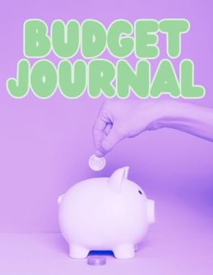 16 Month Cute Budget Journal and Help Book: Purple and Green