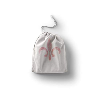 Bonamaison Impreso Algodón Bolsas con Cordón, Bolsa con Cordel para el Hogar y el Almacenamiento de Verduras, Bolso de Compras, Plegable, Ecologica, Reutilizables, Tamaño: 30x40 Cm