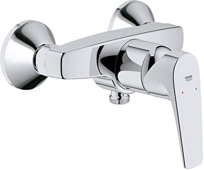 Grohe 23771000 Start Flow Miscelatore Monocomando per Doccia, Metallo, Cromato, Nero