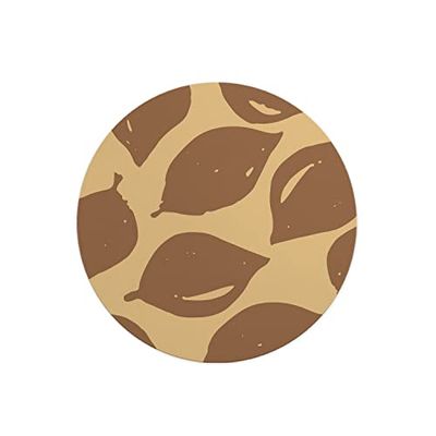Questo Casa, Round Digital Printed Mouse Pad, Non-Slip Base, for Office and Home, Diameter:22cm