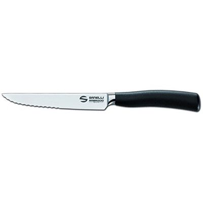 Sanelli Ambrogio Master - Cuchillo de bizcocho, 12 cm, acero inoxidable, color gris