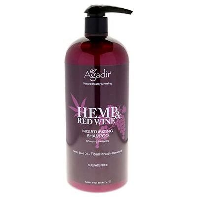 Agadir Hemp and Red Wine Moisturizing Shampoo For Unisex 33.8 oz Shampoo