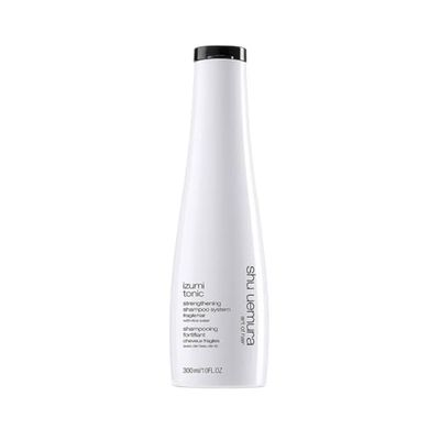 Shu Uemura, Strengthening Shampoo Izumi Tonic, All Hair Types, Enriched with Rice Water, Shine & Thickness, 300 ml