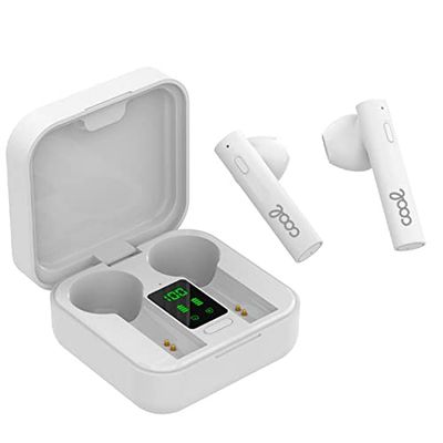 COOL SMARTPHONES & TABLETS ACCESSORIES Słuchawki Stereo Bluetooth Dual Pod Bezprzewodowe Słuchawki TWS Słoneczny Biały
